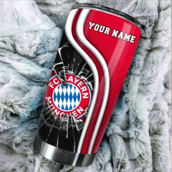 Bayern München Individueller Name Geschenk für Fans Tumbler