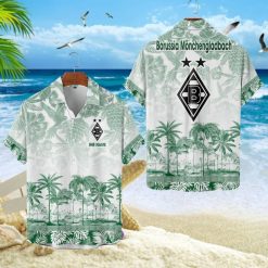 Borussia Mönchengladbach Individueller Name Einzigartiges Tropisches Muster Aloha-Outfit