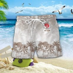 FC St. Pauli Individueller Name Einzigartiges Tropisches Muster Aloha-Outfit