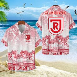 Jahn Regensburg Individueller Name Einzigartiges Tropisches Muster Aloha-Outfit