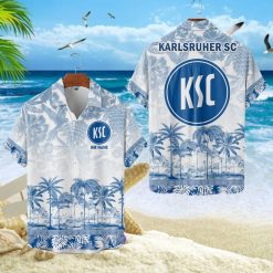 Karlsruher SC Individueller Name Einzigartiges Tropisches Muster Aloha-Outfit