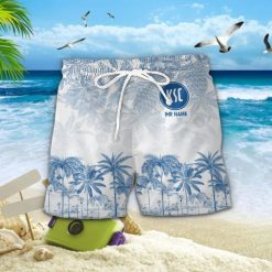 Karlsruher SC Individueller Name Einzigartiges Tropisches Muster Aloha-Outfit