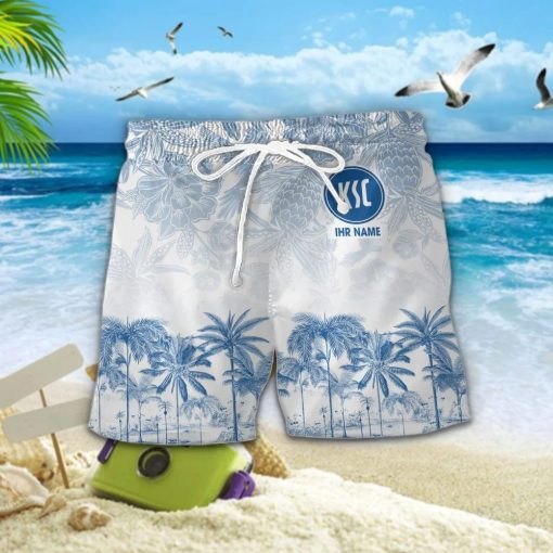 Karlsruher SC Individueller Name Einzigartiges Tropisches Muster Aloha-Outfit