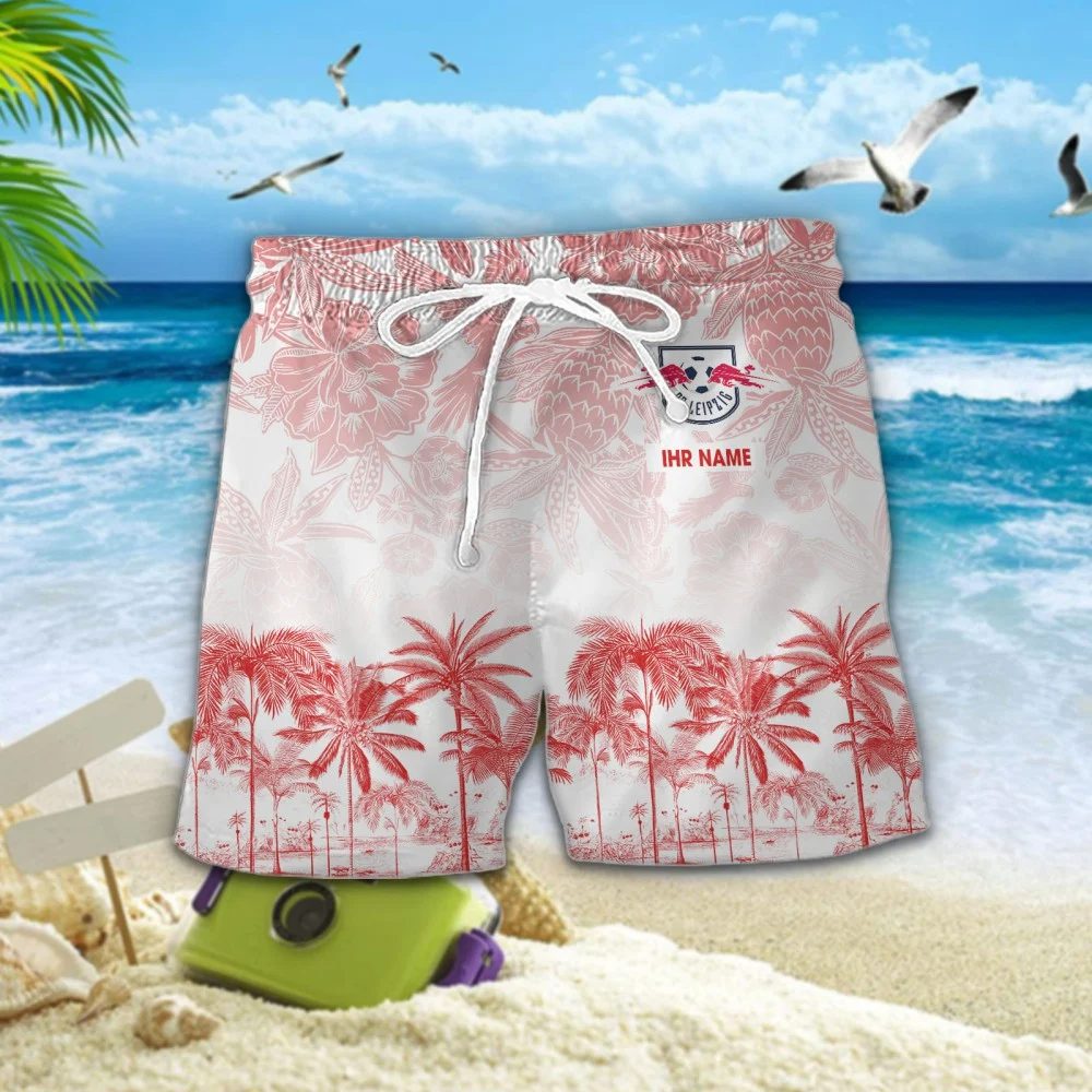 RB Leipzig Individueller Name Einzigartiges Tropisches Muster Aloha-Outfit RB Leipzig Individueller Name Einzigartiges Tropisches Muster Aloha-Outfit