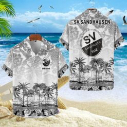 SV Sandhausen Individueller Name Einzigartiges Tropisches Muster Aloha-Outfit