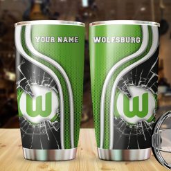 VfL Wolfsburg Individueller Name Geschenk für Fans Tumbler