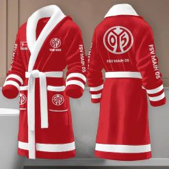 1. FSV Mainz 05 Individueller Name Neue Edition Fleece-Bademantel