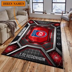 1. FC Heidenheim Individueller Name Neues Design Bodenteppich
