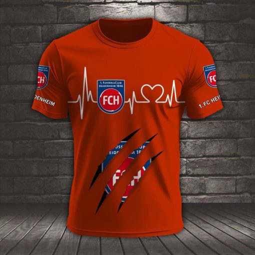 1. FC Heidenheim Neues Design T-Shirt 1. FC Heidenheim Neues Design T-Shirt