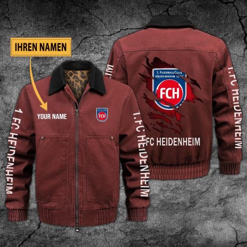 1. FC Heidenheim Individueller Name Neues Design Zip-Jacke 1. FC Heidenheim Individueller Name Neues Design Zip-Jacke