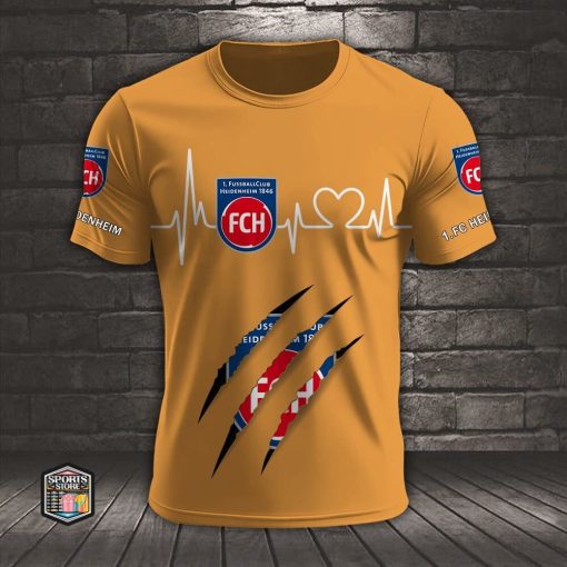 1. FC Heidenheim Neues Design T-Shirt 1. FC Heidenheim Neues Design T-Shirt