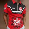 1. FC Kaiserslautern Individueller Name Neue Version Reißverschluss Poloshirt