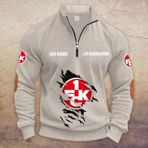 1. FC Kaiserslautern Individueller Name Neue Version Halbzip-Pullover 1. FC Kaiserslautern Individueller Name Neue Version Halbzip-Pullover