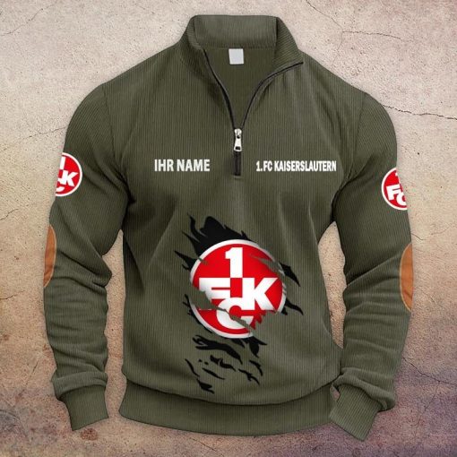 1. FC Kaiserslautern Individueller Name Neue Version Halbzip-Pullover 1. FC Kaiserslautern Individueller Name Neue Version Halbzip-Pullover