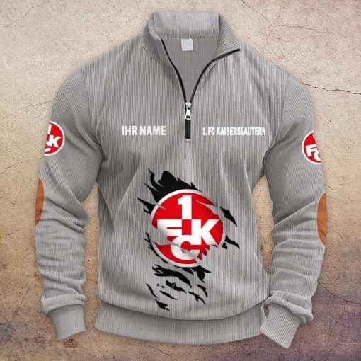 1. FC Kaiserslautern Individueller Name Neue Version Halbzip-Pullover 1. FC Kaiserslautern Individueller Name Neue Version Halbzip-Pullover