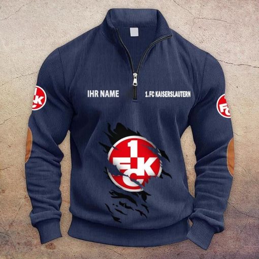 1. FC Kaiserslautern Individueller Name Neue Version Halbzip-Pullover 1. FC Kaiserslautern Individueller Name Neue Version Halbzip-Pullover