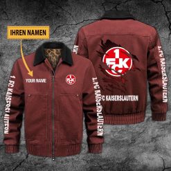 1. FC Kaiserslautern Individueller Name Neues Design Zip-Jacke