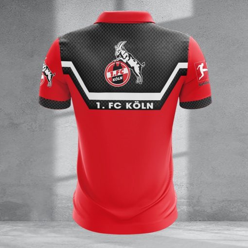 1. FC Köln Individueller Name Neue Version Reißverschluss Poloshirt 1. FC Köln Individueller Name Neue Version Reißverschluss Poloshirt