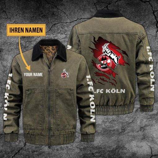 1. FC Köln Individueller Name Neues Design Zip-Jacke 1. FC Köln Individueller Name Neues Design Zip-Jacke
