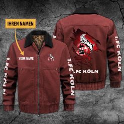 1. FC Köln Individueller Name Neues Design Zip-Jacke