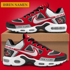 1. FC Köln Individueller Name Neues Design BW Air Max Plus Schuhe