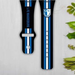 1. FC Magdeburg Neue Version Apple-Watch Silikonarmband