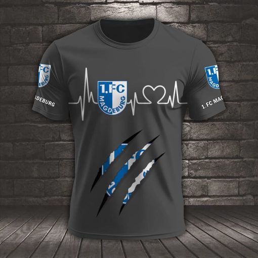 1. FC Magdeburg Neues Design T-Shirt 1. FC Magdeburg Neues Design T-Shirt