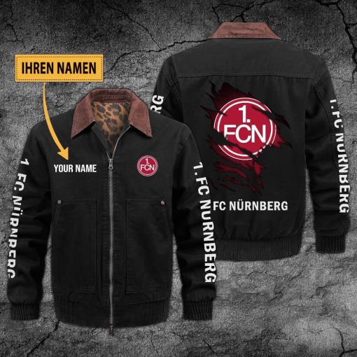 1. FC Nürnberg Individueller Name Neues Design Zip-Jacke 1. FC Nürnberg Individueller Name Neues Design Zip-Jacke