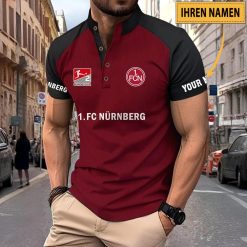 1. FC Nürnberg Individueller Name Neues Design Sport-Poloshirt