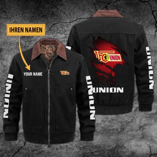 1. FC Union Berlin Individueller Name Neues Design Zip-Jacke 1. FC Union Berlin Individueller Name Neues Design Zip-Jacke