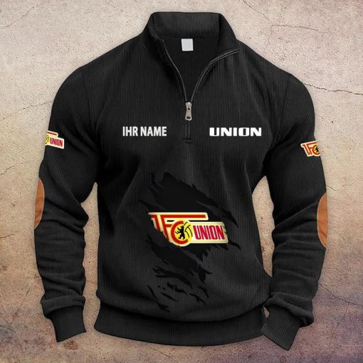 1. FC Union Berlin Individueller Name Neue Version Halbzip-Pullover 1. FC Union Berlin Individueller Name Neue Version Halbzip-Pullover