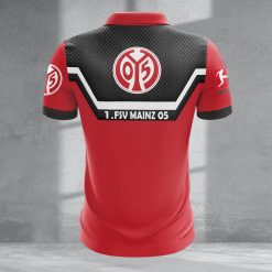 1. FSV Mainz 05 Individueller Name Neue Version Reißverschluss Poloshirt