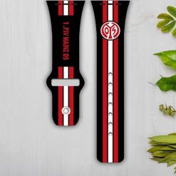 1. FSV Mainz 05 Neue Version Apple-Watch Silikonarmband