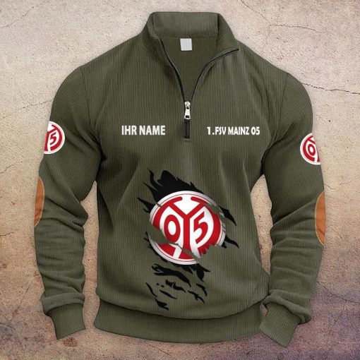 1. FSV Mainz 05 Individueller Name Neue Version Halbzip-Pullover 1. FSV Mainz 05 Individueller Name Neue Version Halbzip-Pullover