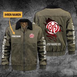 1. FSV Mainz 05 Individueller Name Neues Design Zip-Jacke