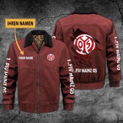 1. FSV Mainz 05 Individueller Name Neues Design Zip-Jacke