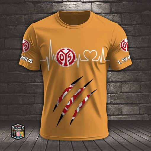 1. FSV Mainz 05 Neues Design T-Shirt 1. FSV Mainz 05 Neues Design T-Shirt