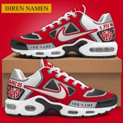 1. FSV Mainz 05 Individueller Name Neues Design BW Air Max Plus Schuhe