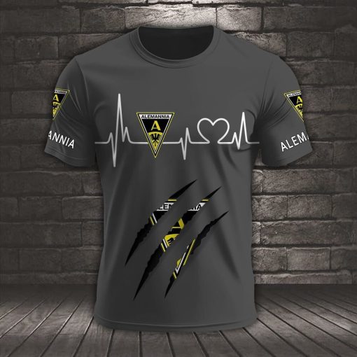 Alemannia Aachen Neues Design T-Shirt Alemannia Aachen Neues Design T-Shirt