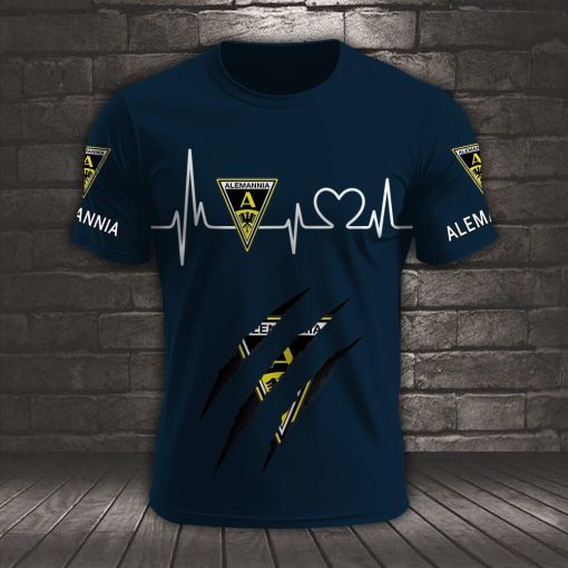 Alemannia Aachen Neues Design T-Shirt Alemannia Aachen Neues Design T-Shirt