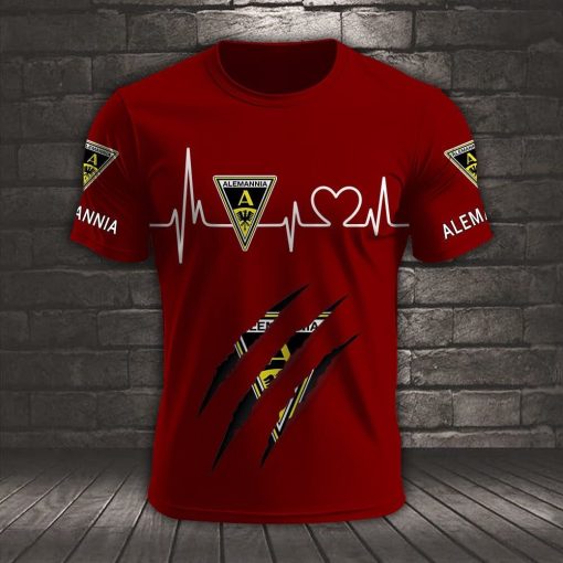 Alemannia Aachen Neues Design T-Shirt Alemannia Aachen Neues Design T-Shirt
