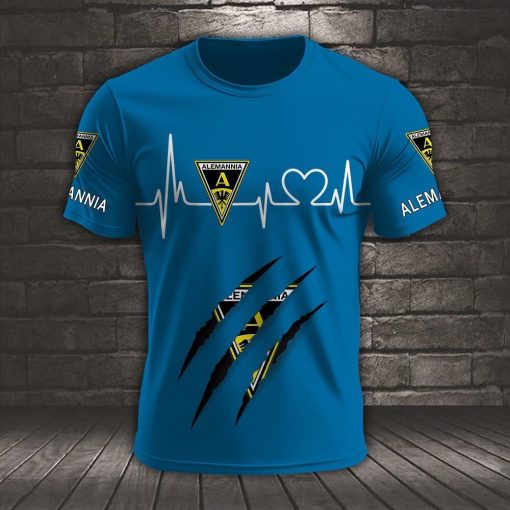 Alemannia Aachen Neues Design T-Shirt Alemannia Aachen Neues Design T-Shirt