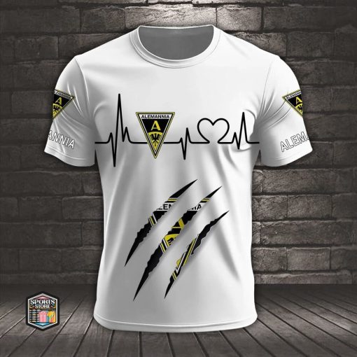 Alemannia Aachen Neues Design T-Shirt Alemannia Aachen Neues Design T-Shirt