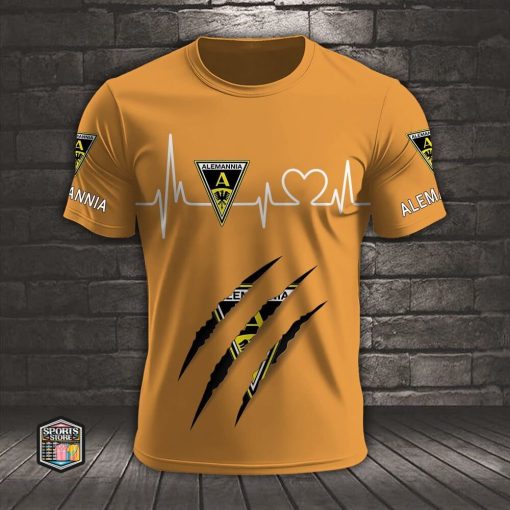 Alemannia Aachen Neues Design T-Shirt Alemannia Aachen Neues Design T-Shirt