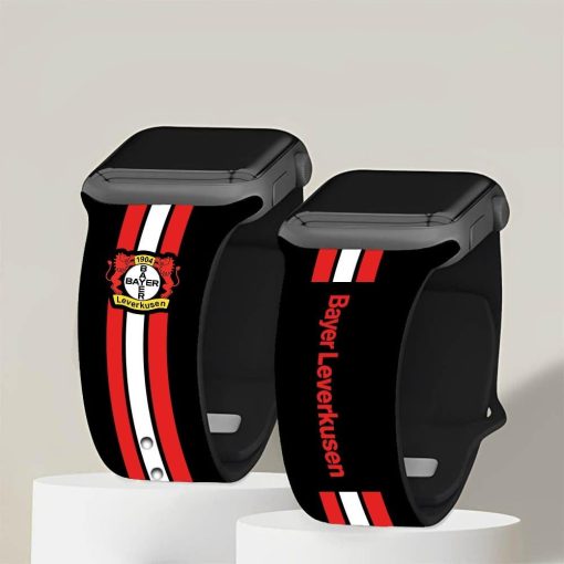 Bayer 04 Leverkusen Neue Version Apple-Watch Silikonarmband