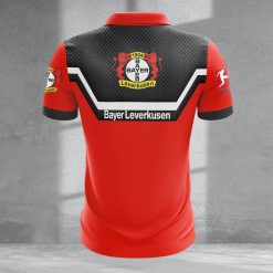 Bayer 04 Leverkusen Individueller Name Neue Version Reißverschluss Poloshirt