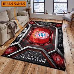 Bayern München Individueller Name Neues Design Bodenteppich