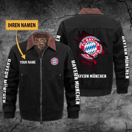 Bayern München Individueller Name Neues Design Zip-Jacke Bayern München Individueller Name Neues Design Zip-Jacke