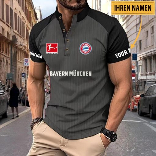 Bayern München Individueller Name Neues Design Sport-Poloshirt Bayern München Individueller Name Neues Design Sport-Poloshirt