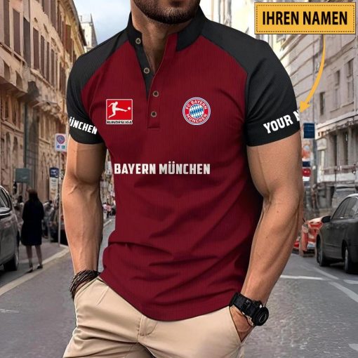 Bayern München Individueller Name Neues Design Sport-Poloshirt